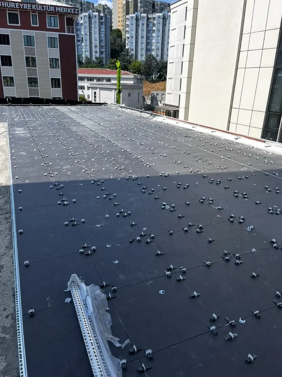 Çatı Su Yalıtımı Membran Uygulaması